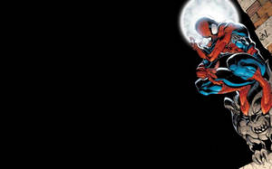 Oled 4k Spider-man On Building Wallpaper