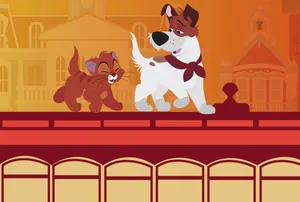 Oliver And Company - Adventures In New York City Wallpaper
