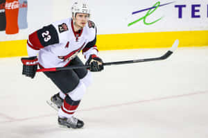 Oliver Ekman Larsson Against Calgary Flames Wallpaper