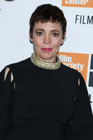 Olivia Colman - A Portrait Of Elegance Wallpaper