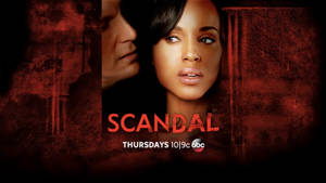 Olivia Pope And President Fitzgerald Grant In A Pivotal Moment In Scandal Wallpaper