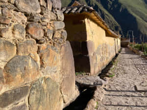 Ollantaytambo Stone Terrace Wallpaper