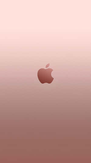 Ombre Rose Gold Apple Wallpaper