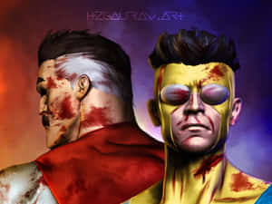 Omni Man, A Super-powered Hero From The Alternative Reality. Wallpaper