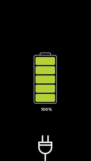 One Hundred Percent Battery Life Digital Art Wallpaper