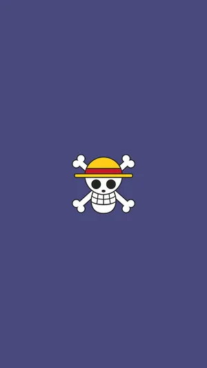 One Piece Logo Purple Wallpaper