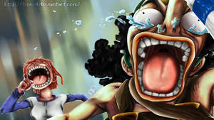 One Piece Usopp And Nami Artwork Wallpaper