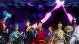 One Piece Wano Big Fight Wallpaper