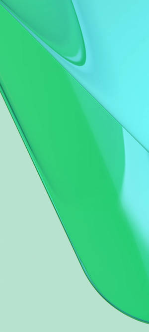 Oneplus 9 Pro Silky Green Leaf Wallpaper