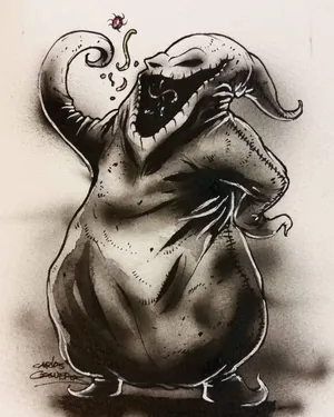 Oogie Boogie Drawing Wallpaper