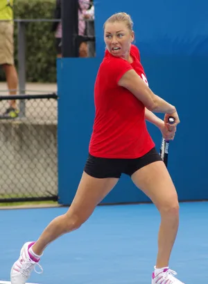 Open Tennis Game Player Vera Zvonareva Wallpaper