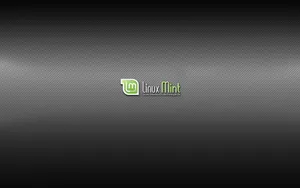 Operating System Linux Mint Logo Textured Backdrop Wallpaper