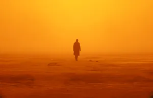 Orange Aesthetic Blade Runner 2049 4k Wallpaper
