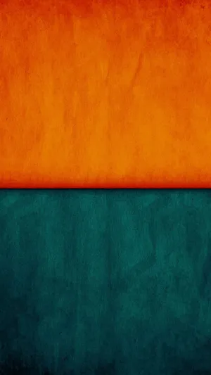 Orange And Teal Velvet Textile Wallpaper