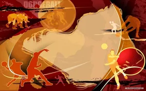 Orange Art Of Sports 4k Wallpaper