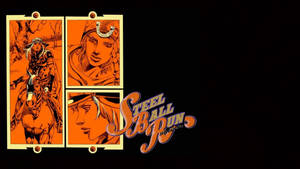 Orange Black Jojo Bizarre Adventure Sbr Wallpaper