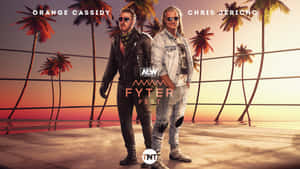 Orange Cassidy & Chris Jericho Wallpaper