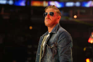 Orange Cassidy - The Nonchalant Powerhouse Of Aew Wrestling Wallpaper