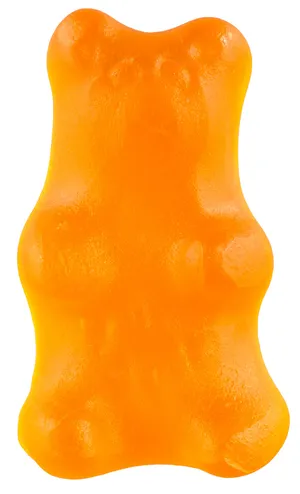 Orange Chewy Gummy Bear Wallpaper