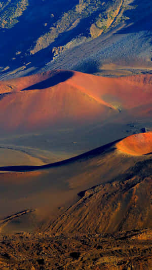 Orange Glow Of Desert Iphone Wallpaper