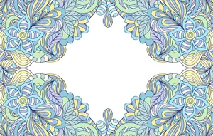 Ornament Paisley Paint In White Wallpaper