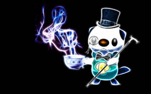 Oshawott As A Magician Wallpaper