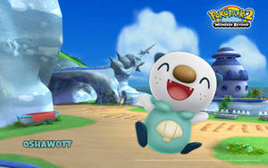 Oshawott In Pokepark 2 Wallpaper