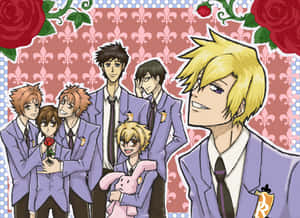 Ouran High School Host Club Group Photo Wallpaper