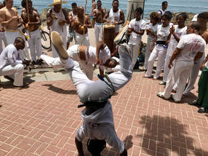 Outdoor Capoeira Sparring Wallpaper