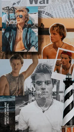 Outer Banks Jj Collage Wallpaper