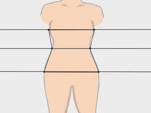 Outline Waistline Sketch Wallpaper