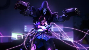 Outwit Your Enemies As Sombra In Overwatch. Wallpaper
