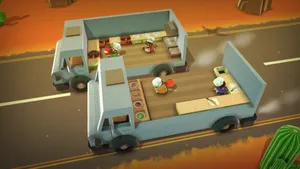 Overcooked Moving Trucks Wallpaper