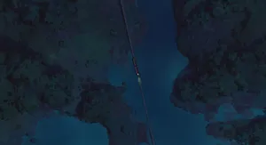 Overhead Shot Train Spirited Away Desktop Wallpaper