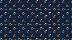 Pacman Cookie Monster Wallpaper