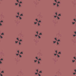 Pale Pink Floral Pattern Wallpaper