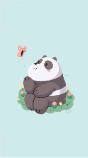 Panda We Bare Bears Fanart Wallpaper