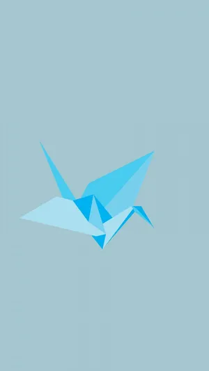 Paper Crane Simple Iphone Wallpaper