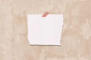 Paper With Heart-patterned Tape Wallpaper