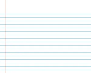 Paper With Wide-ruled Pattern Lines Wallpaper