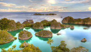 Papua New Guinea Islets Wallpaper