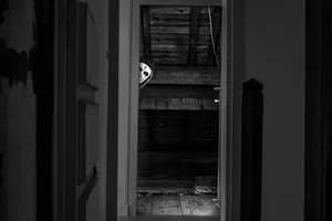 Paranormal Ghost Nun In Attic Wallpaper