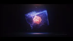 Particular Pattern Ice Cubes Wallpaper