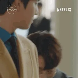 Passionate Glance In A Kdrama Scene Wallpaper