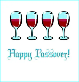 Passover Wine Vector Art Wallpaper