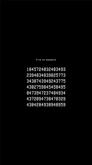 Password_ Puzzle_ Black_ Background Wallpaper