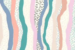 Pastel Abstract Animal Print Wallpaper