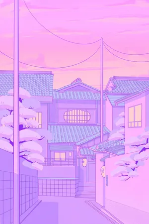 Pastel Aesthetic Anime Scenery Wallpaper
