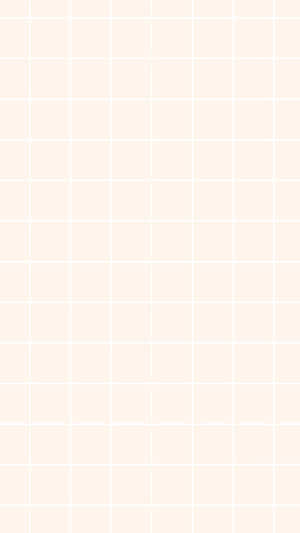 Pastel Aesthetic Grid Cream Wallpaper