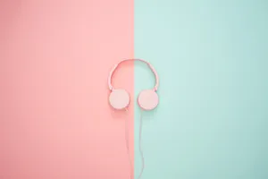 Pastel Aesthetic Headphones Wallpaper